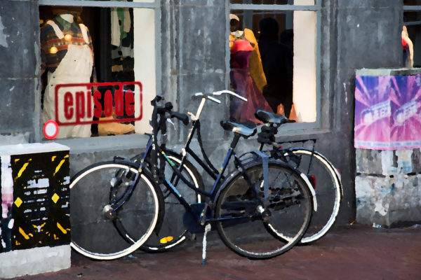 Amsterdam, Vélos, E1.